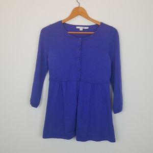 Boden Fitted Waist Button Up Wool Cardigan